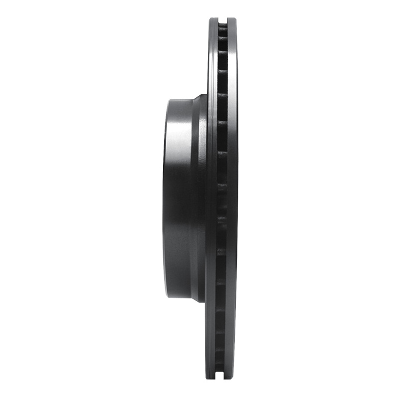 Mercedes-Benz SL600 Brake Rotor (1) - Rear Right - R1 Concepts - Drilled & Slotted - Black - `93-`02